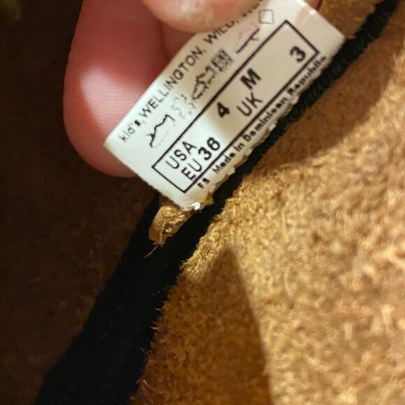 Georgia Boots GB202 Kid's Wellington Round Toe Leather Brown Work Boot Size 4 - Picture 8 of 9